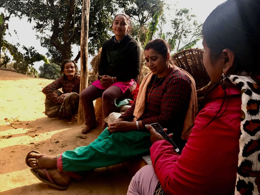 Digital path to social buffers in Nepal
