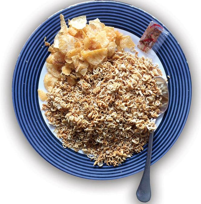 Nepalis binge on junk foods the West rejected...