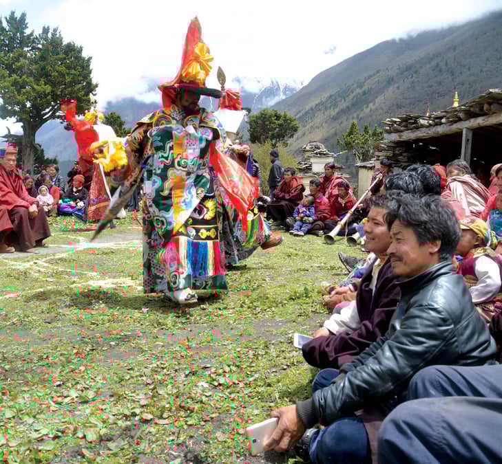 Tibetan music in Nepal's sacred valley