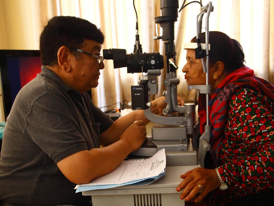 Nepal's far-sighted eye care