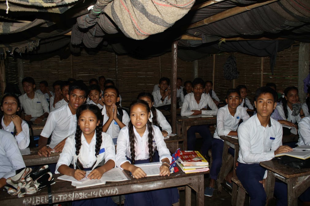 Who stands with Bhutanese refugees in Nepal?