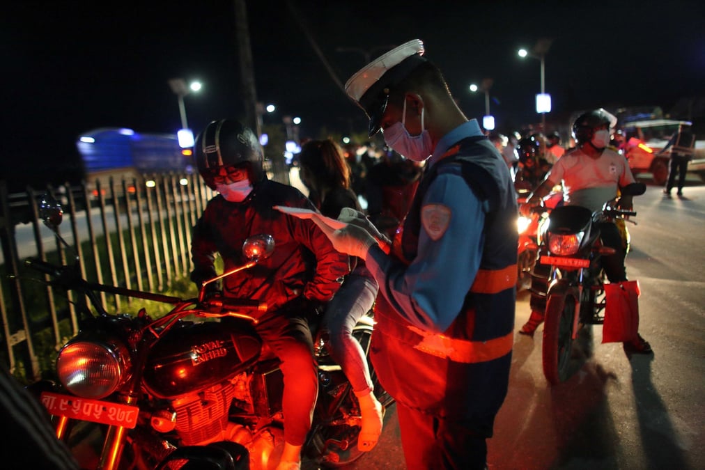 Nepal Police at the frontlines against coronavirus