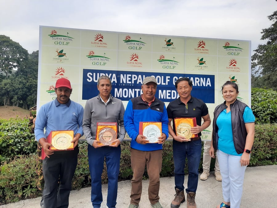 Surya Nepal Gokarna Monthly Medal winner awarded