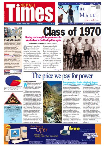 Issue #142 25 April – 1 May 2003