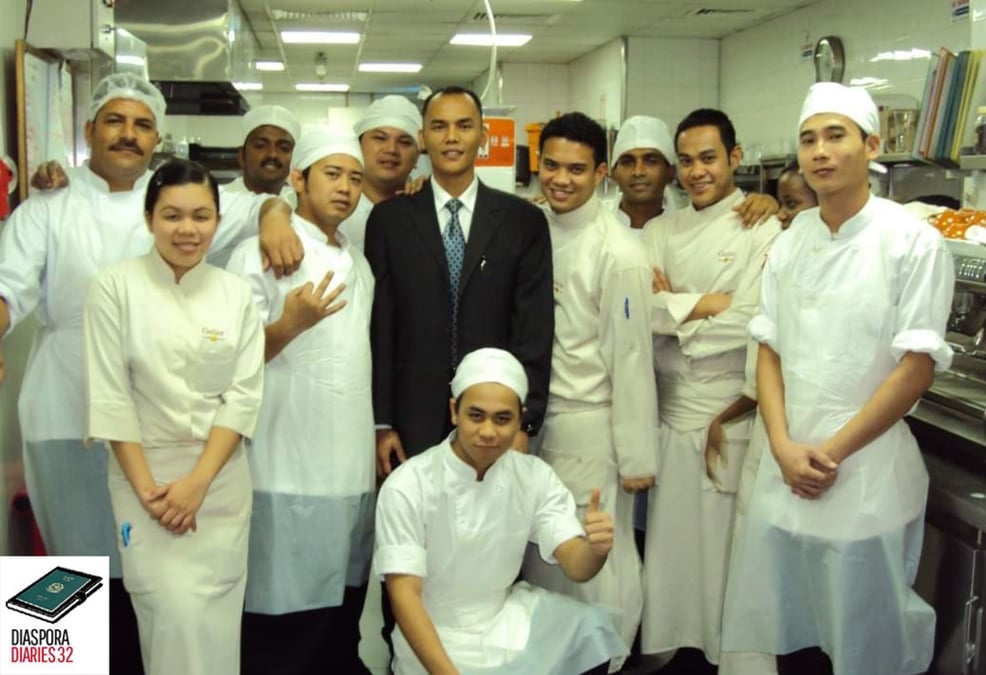 Babare Bahadur Bomjan in the UAE in 2010.