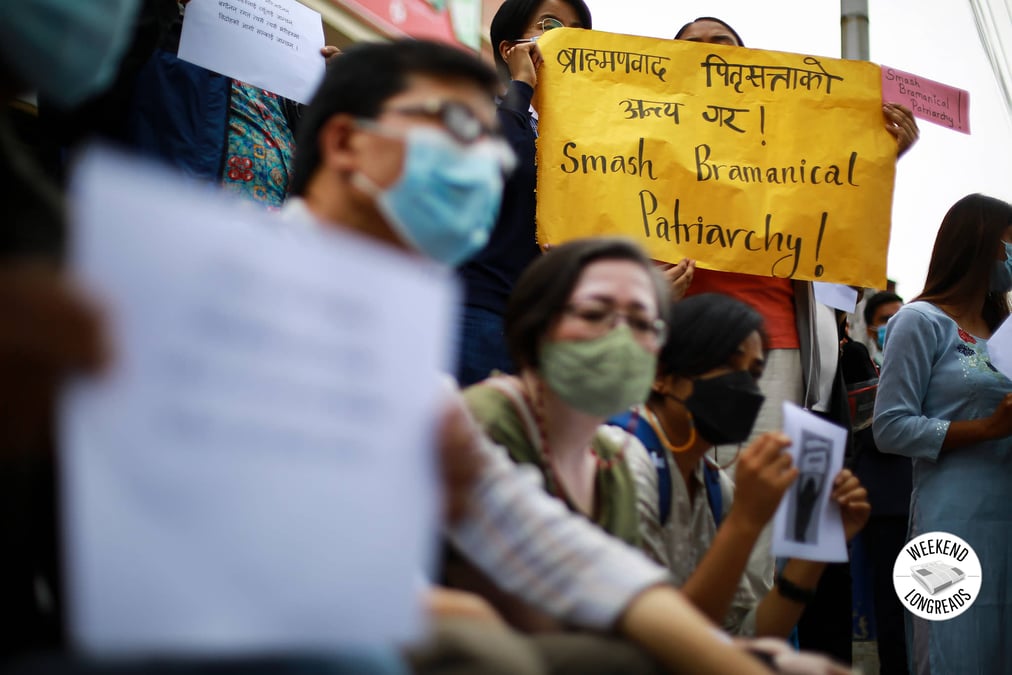 A rally in Kathmandu in 2022 demanding action against the killings.