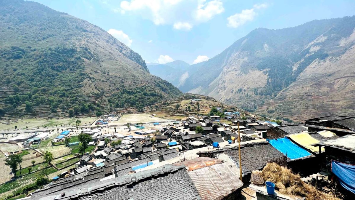 LITTLE AMERICA: Tak village where half of all households has someone who is in America. PHOTOS: JANAK SAPKOTA and MAHESH KC