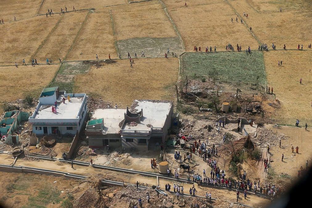 Bara-Parsa tornado on 31 March 2019. Photo: RSS