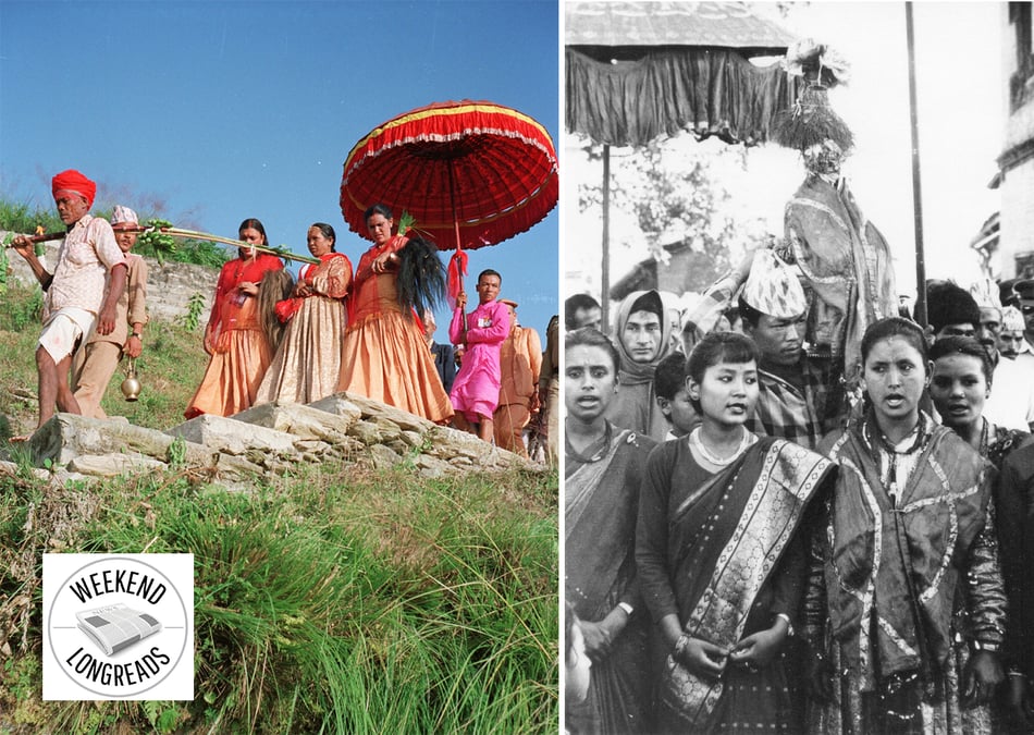 The Phulpati procession of Mangalini at Gorkha Darabr. Photos: CAROL TINGEY