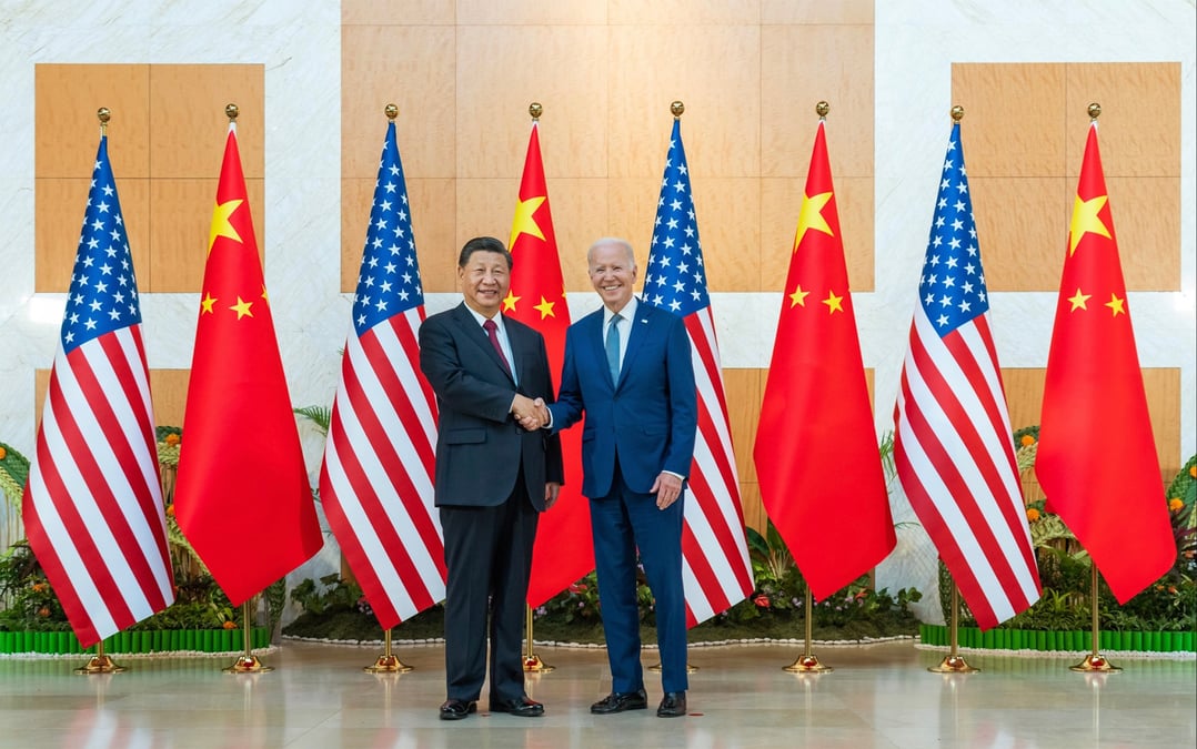 American President Joe Biden with his Chinese counterpart Xi Jinping before the 2022 G20 Bali Summit. Photo: WIKIMEDIA