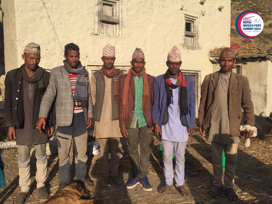 Residents of Bajura's Muktikot village prepare to head to India for work after failing to find jobs at home. Photo: DHANU BISHWAKARMA