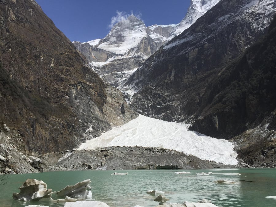 Kapuche lake in 2015. ALL PHOTOS: HUM GURUNG
