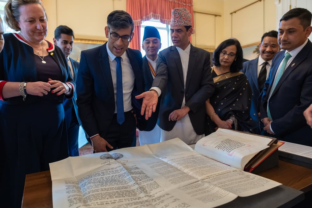 British Prime Minister Rishi Sunak commits to helping Nepal with the climate crisis and economy.