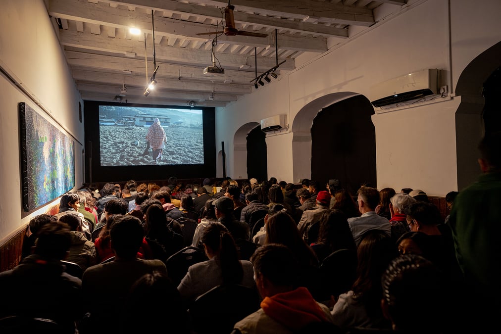 Full house at the Film Southasia screening this week in Patan. Photos: THE RED CIRCLE / FSA