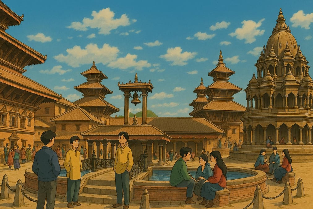 All Ghibli-style images created by the author using copyright-free sources.