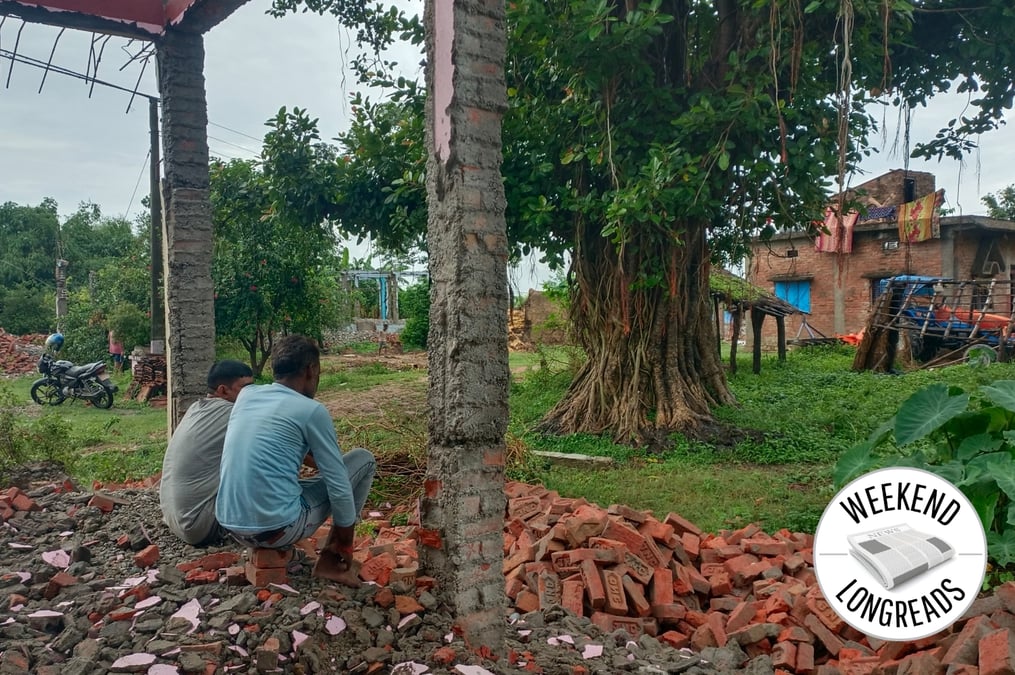 HOMELESS: Demolished home in Shivgarh in Tilaurakot. Photo: RAJKUMAR YADAV