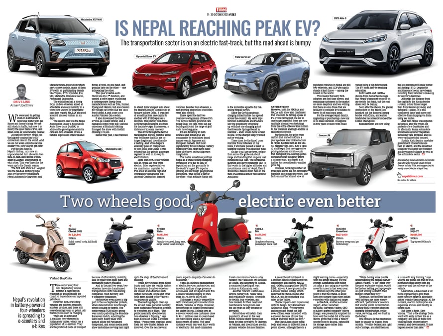 Is Nepal reaching peak EV?