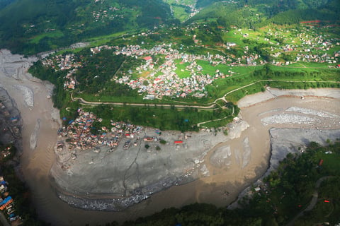 Nepal, one month after