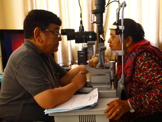 Nepal's far-sighted eye care