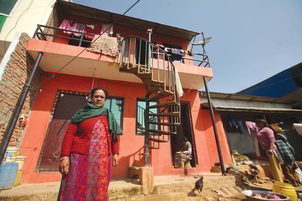 A house for the Nepali family
