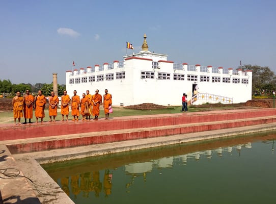 The Buddha was born in Lumbini