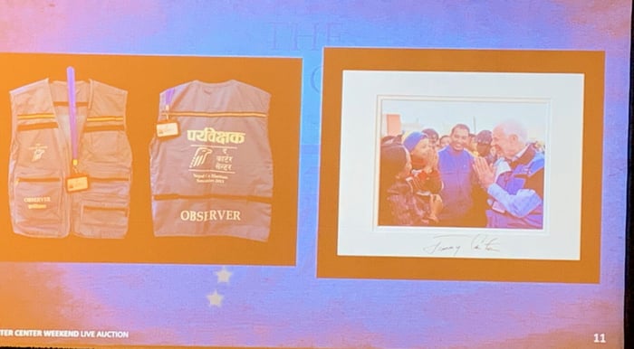 Jimmy Carter’s Nepal vest auctioned for $10,000