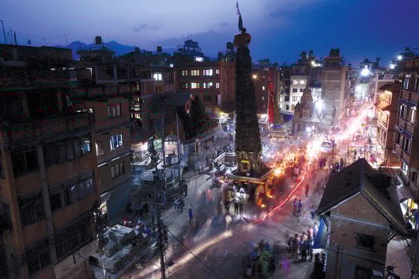 Nepal by night