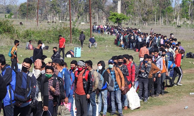 Returnees may be taking coronavirus to rural Nepal