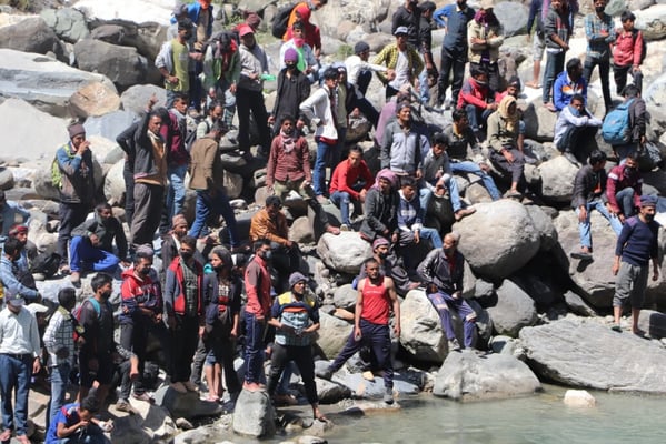 Lockdown limbo in no man's land