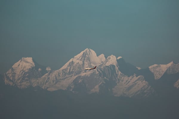 When the air is clear in Kathmandu
