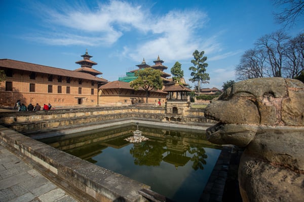 The historic Kathmandu beneath our feet