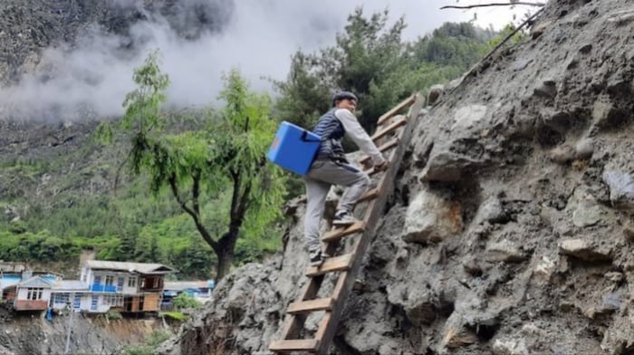 At the frontlines of Nepal's Covid vaccine drive