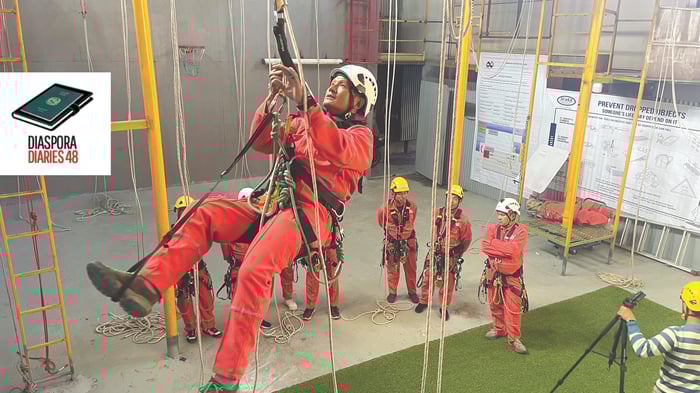 Migrant worker teaches others the ropes