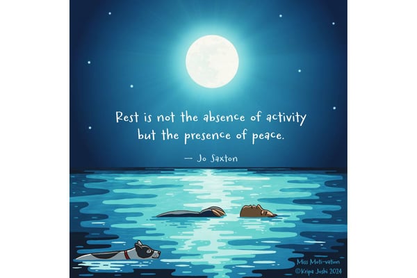 Rest is not the absence of activity