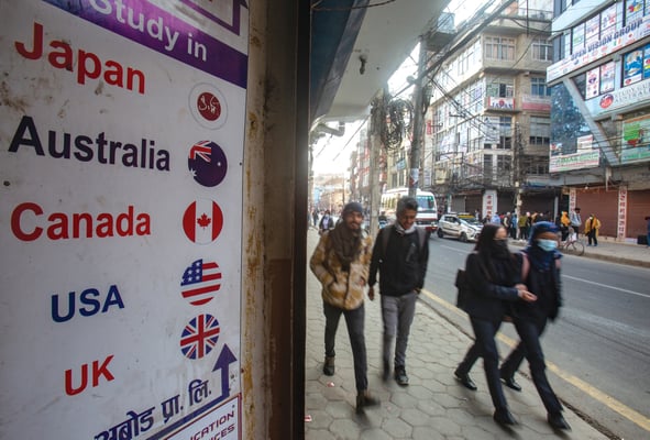 America no longer prime destination for Nepali students