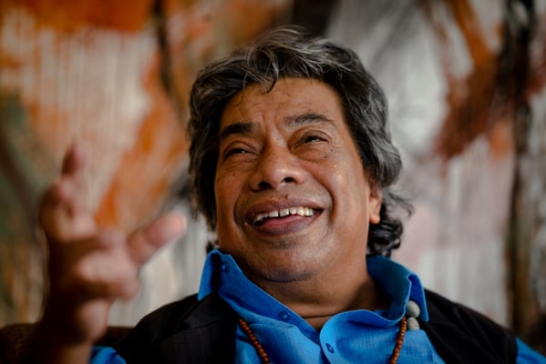 Kiran Manandhar in the abstract