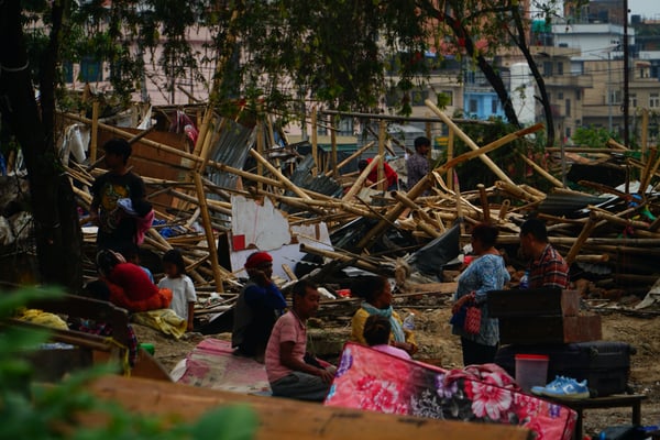 Kathmandu's squatter settlements demolished