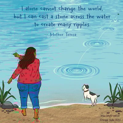 I alone cannot change the world