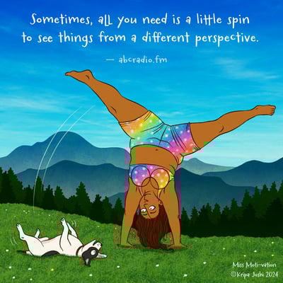 Sometimes, all you need is a little spin