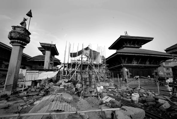 Clash of cultures in Bhaktapur