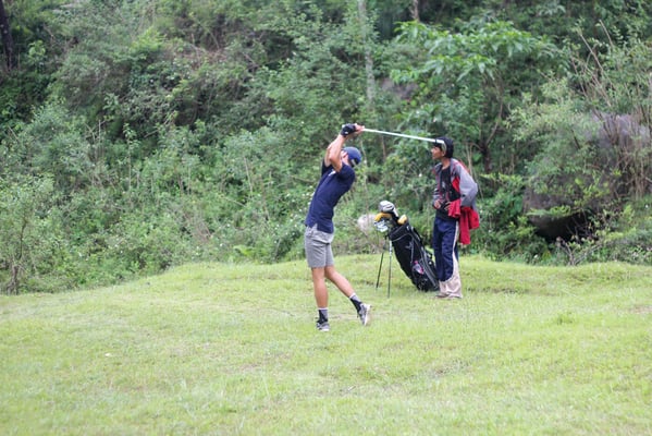 Golfing in Nepal’s monsoon