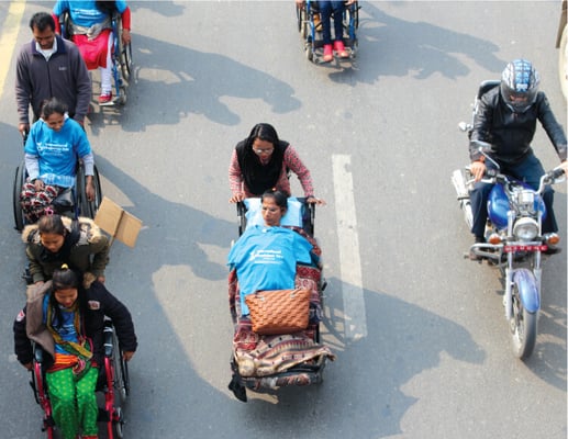 An electric trolley for Goma