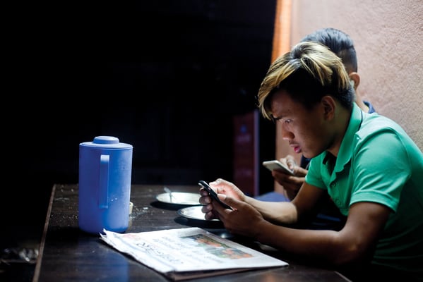 Nepal is becoming a nation of net addicts