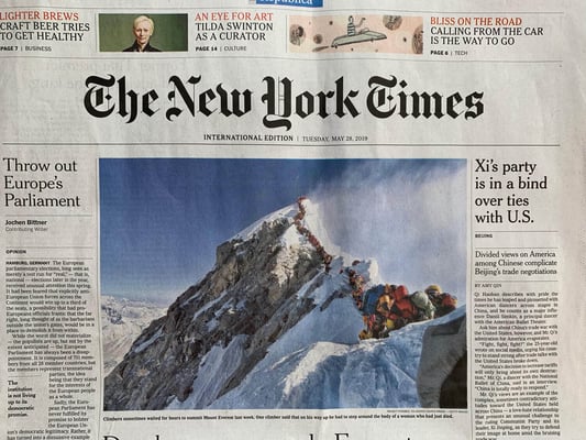 Nirmal Purja on his viral Everest photo