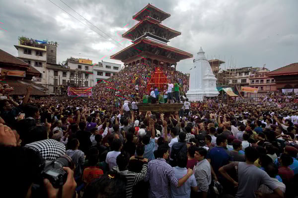 Prepping  for Indra Jatra