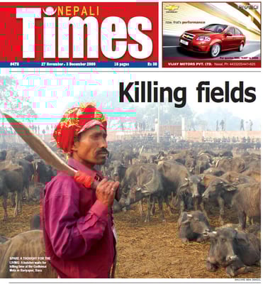 Activists decry animal slaughter at Nepal temple