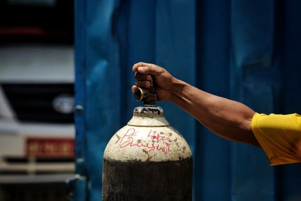 Pandemic and the political-economy of oxygen supply