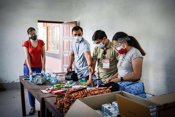 A little help goes a long way in home isolation