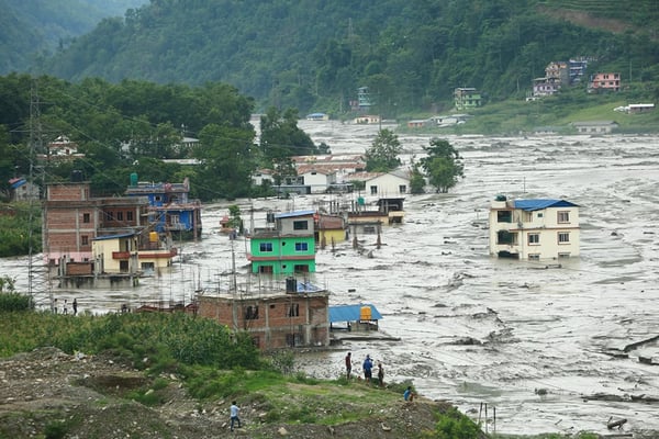 Nepal valley suffers quadruple disaster