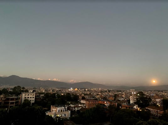 Once in a Halloween Blue Moon in Kathmandu